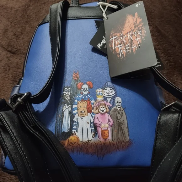 Loungefly glow in the dark mini backpack - Picture 2 of 10